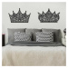 Ozdobné koruny - Obraz nad postel - Královna a Král
