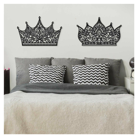 Ozdobné koruny - Obraz nad postel - Královna a Král DUBLEZ