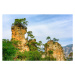 Fotografie Fabulous view of quartz sandstone pillars, efired, 40 × 26.7 cm