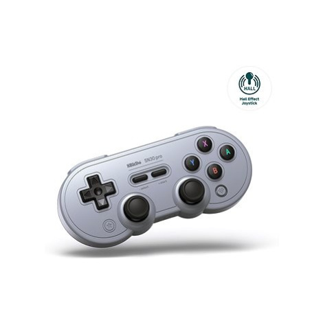 8BitDo SN30 Pro Wireless Gamepad (Hall Effect Joystick) - Grey Edition - Nintendo Switch