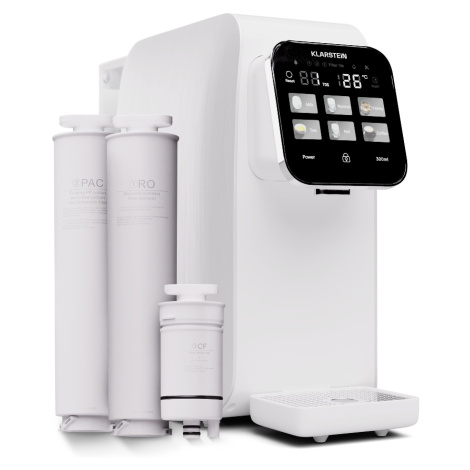 Klarstein AquaLine 3L, čistička vody, 5stupňová filtrace, objem 3 l, 6 různých stupňů teplot vod