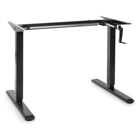 OneConcept Multidesk, výškově nastavitelný psací stůl, manuální, 73–123 cm, černý