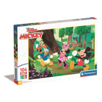Clementoni Puzzle 104 dílků Maxi Mickey a přátelé
