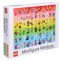 Chronicle books puzzle lego® duhové minifigurky 1000 dílků