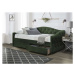Čalouněná postel ALOHA 90, zelená