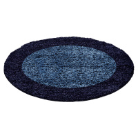 Ayyildiz koberce Kusový koberec Life Shaggy 1503 navy kruh Rozměry koberců: 160x160 (průměr) kru