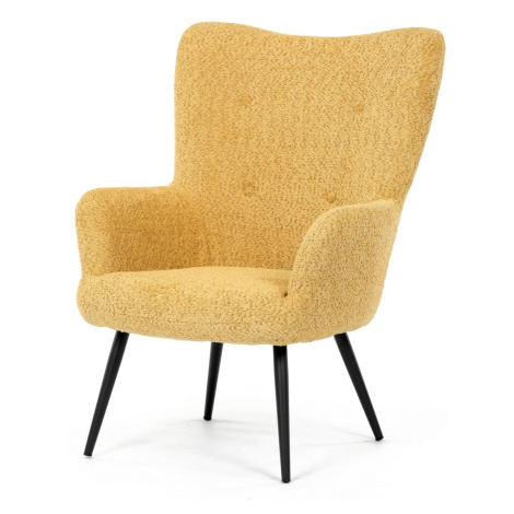 Křeslo ušák YEL3, žlutá Autronic