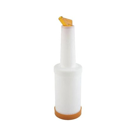 Dávkovací a skladovací láhev plast APS 1 l oranžová