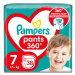 Pampers Pants 7 plenkové kalhotky 17kg+ 38ks