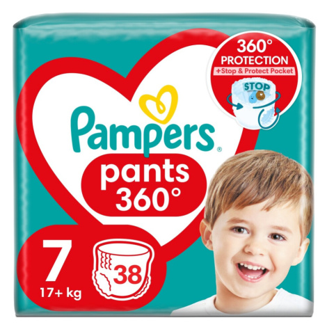 Pampers Pants 7 plenkové kalhotky 17kg+ 38ks