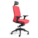 Office Pro Kancelářská židle J2 SP černý plast - červená 202
