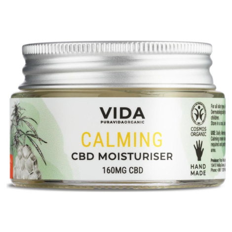 Pura Vida Organic CBD Hydratační krém, Calming, 160 mg 30 ml