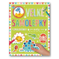 Velké samolepky a omalovánky pro malé ruce - Dino ostrov