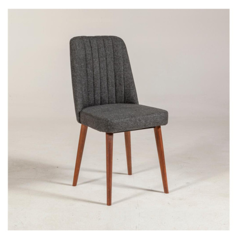 Židle VINA 85x46 cm antracit/hnědá Donoci