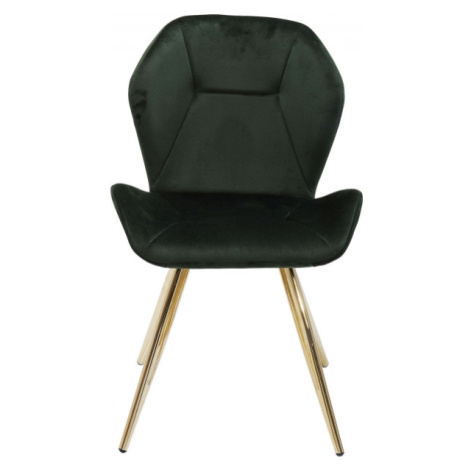KARE Design Zelená čalouněná jídelní židle Viva