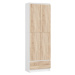 Ak furniture Skříň Rexa 60 cm bílá/dub sonoma