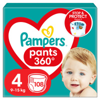 Pampers Active Baby Pants Kalhotkové plenky vel. 4, 9-15 kg, 108 ks