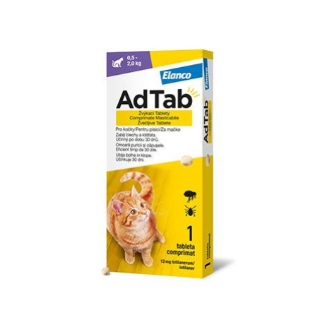 Adtab pro kočky (0.5-2kg) 12mg 1 žvýkací tableta