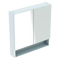 Geberit Selnova Square - Zrcadlová skříňka 850x788x175 mm, 2 dvířka, lesklá bílá 501.268.00.1