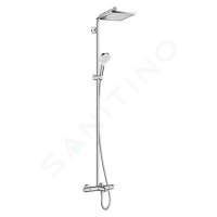 HANSGROHE Crometta Set Showerpipe E 240 s vanovým termostatem, 2 proudy, chrom 27298000