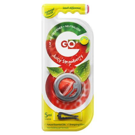 Natural Fresh Vůně do auta Go Gel Juicy Strawberry 5 ml