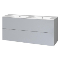 MEREO Aira, koupelnová skříňka s keramickým umyvadlem 121 cm, šedá CN733