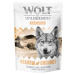 Wolf of Wilderness "Meadow Grounds" - králičí uši se srstí - 200 g (ca. 10 ks)