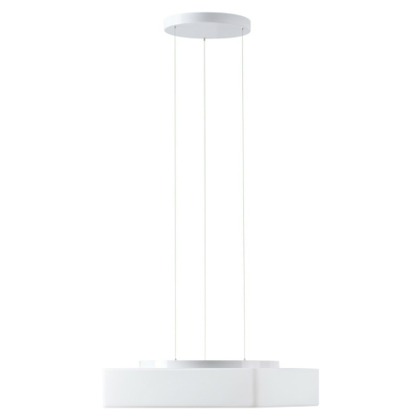 OSMONT LIN73069 LINA LE7 závěsné skleněné svítidlo bílá IP40 3000 K 24W LED