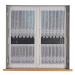 Dekorační metrážová vitrážová záclona SIMONA bílá výška 50 cm MyBestHome Cena záclony je uvedena
