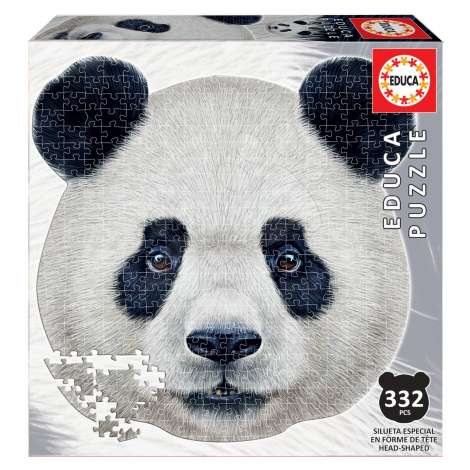 Puzzle Panda face shape Educa 332 dílků a Fix lepidlo od 11 let