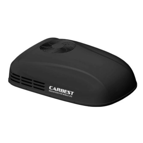 Klimatizace Carbest Coolsky 2600 W – černá