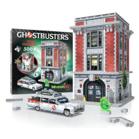 Puzzle Ghostbusters 3D - Firehouse Headquarters, 500 dílků