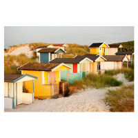 Fotografie Colorful bathing huts, Elliot Elliot, 40 × 26.7 cm