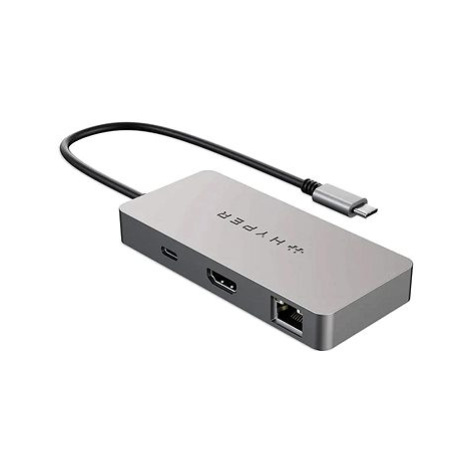 HyperDrive 5v1 USB-C Hub (WWCB), stříbrný