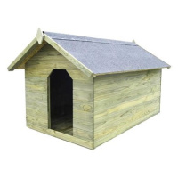 Zahradní psí bouda s otevírací střechou impregnovaná borovice 104,5 × 153,5 × 94 cm