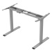 Elektricky výškově stavitelný rám stolu POWERTON – rozsah 500 mm, šedá, 100 kg
