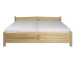 Manželská posteľ - masív LK104 | 120cm borovica Moření: Olše