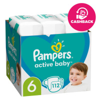 PAMPERS Active Baby pleny 6 (112 ks), 13-18 kg