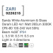 NOVA LUCE venkovní nástěnné svítidlo ZARI bílý hliník a sklo Osram LED 4x1W 3000K 100-240V 4x38s