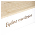 Dóza s dřevěným víkem ESCILLE | bílá | 18x15x6 cm | 872827 Homla