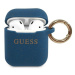 Guess GUACCSILGLBL pouzdro na AirPods 2. Generace / 1. Generace blue Silicone Glitter