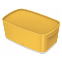 Žlutý přenosný box s víkem Leitz Cosy Mailorder, objem 5 l