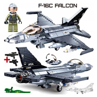 Stavebnice F16 C Fighting Falcon Usa Air Forces sokol Letadlo Lego Zbraň