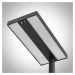 Arcchio Stojací lampa Arcchio LED Logan Pro, černá, senzor, stmívatelná