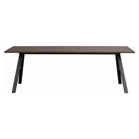 Jídelní stůl s deskou v dubovém dekoru 220x90 cm Brigham - Rowico