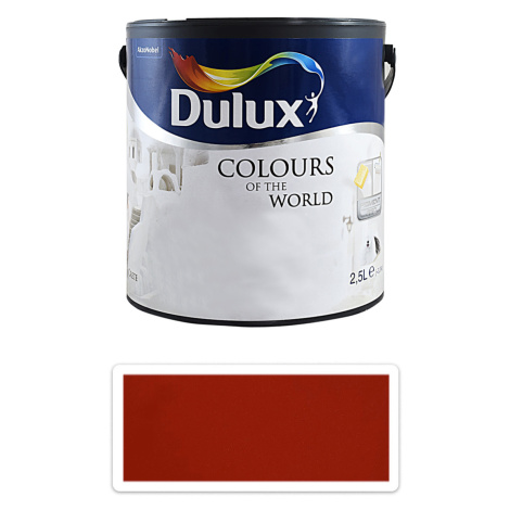 DULUX Colours of the World - matná krycí malířská barva do interiéru 2.5 l Ohnivé flamenco