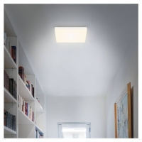 Briloner LED stropní světlo Flame 3000K 28,7x28,7cm, bílá