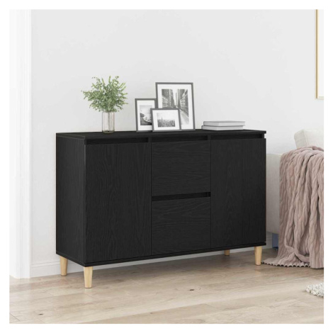 vidaXL Servírovací skříň Černá 102 x 35 x 60 cm Kompozitní dřevo