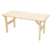 DEOKORK Masivní dřevěný zahradní stůl z borovice dřevo 32 mm (200 cm)