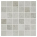 Mozaika Rako Form šedá 30x30 cm mat DDM05696.1